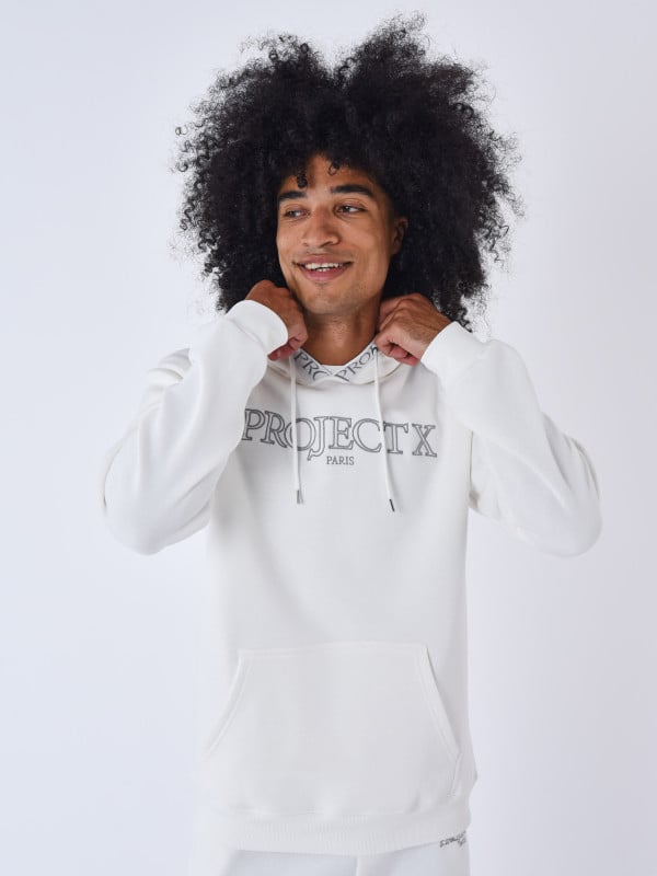 project x paris Sweat à Capuche broderie Contour