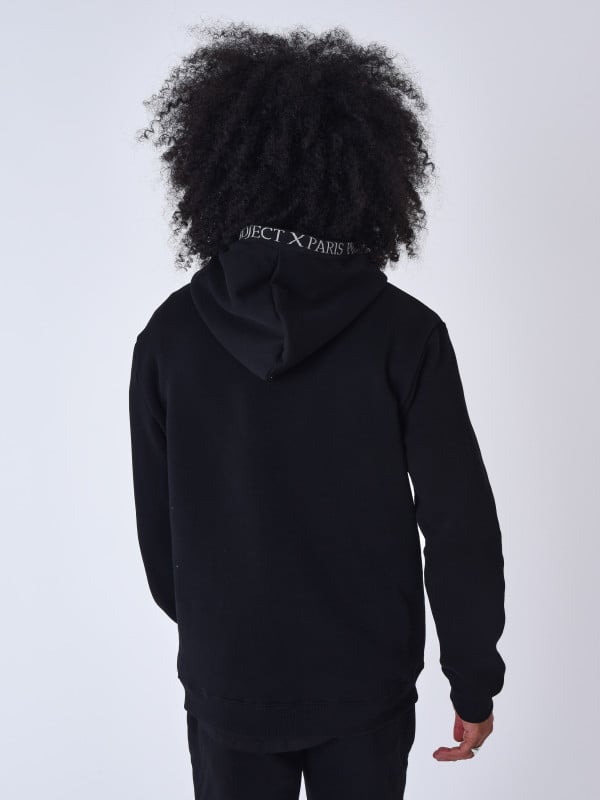 Project X Paris Sweat à Capuche Broderie Contour