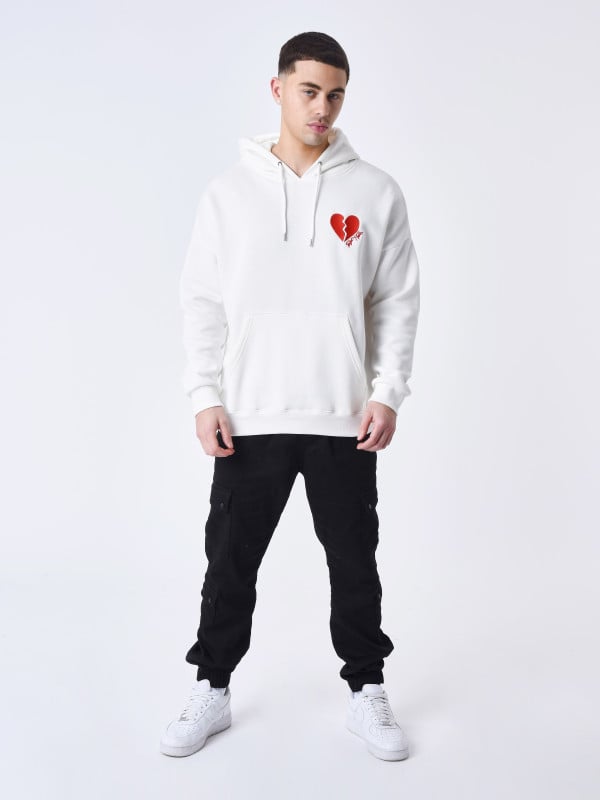Project X Paris Sweat à Capuche Cœur Brisé