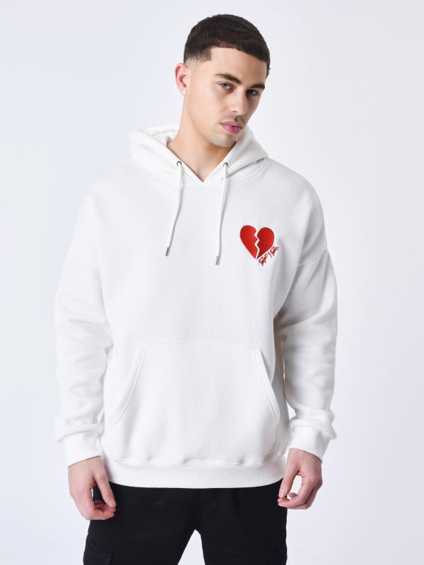Project X Paris Sweat à Capuche Cœur Brisé