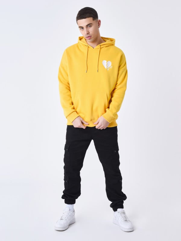 Project X Paris Sweat à Capuche Cœur Brisé