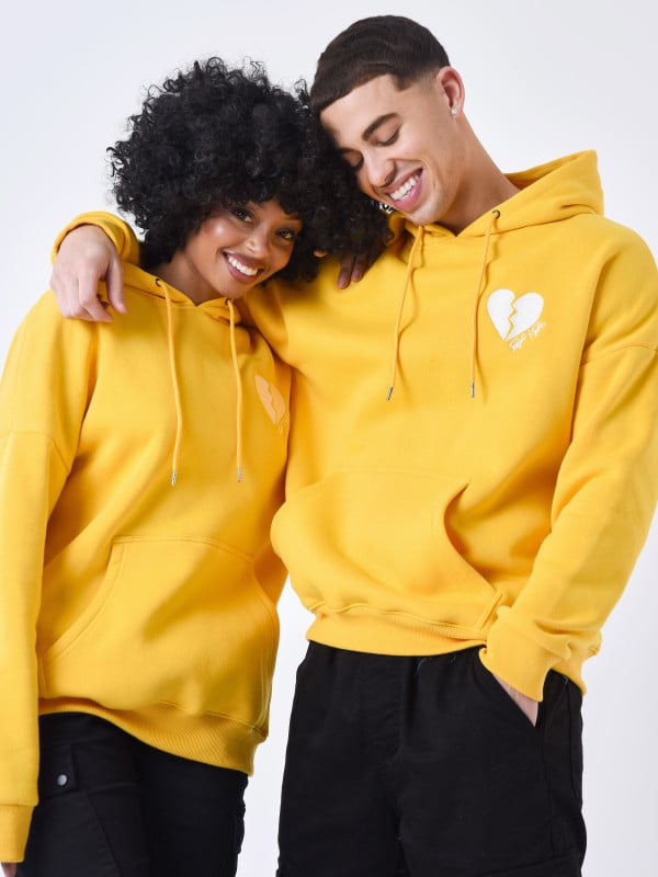 project x paris Sweat à Capuche cœur brisé