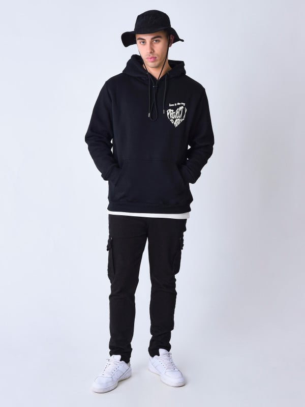 Project X Paris Sweat à Capuche Cœur De