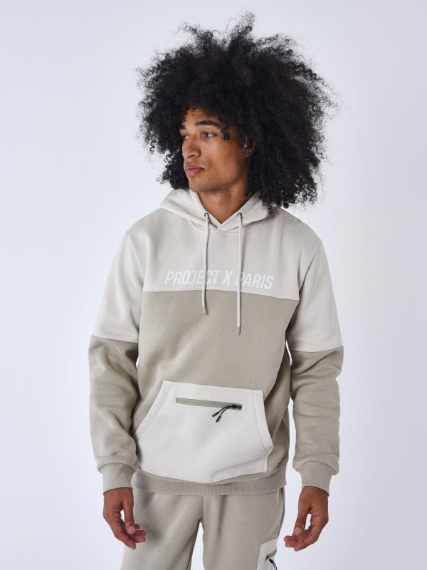 project x paris Sweat à Capuche colorblock