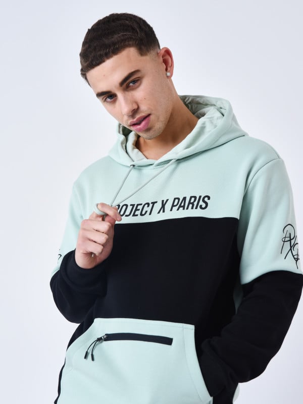 Project X Paris Sweat à Capuche Colorblock