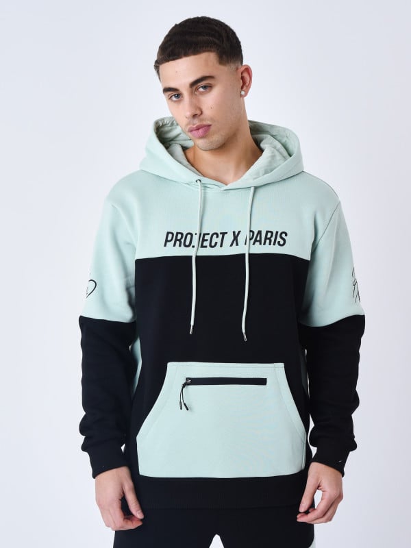 project x paris Sweat à Capuche colorblock