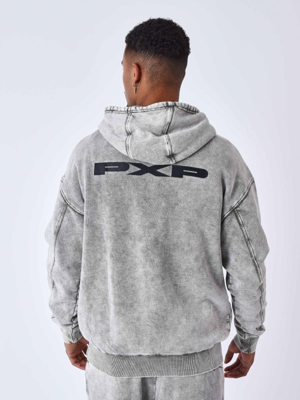 Project X Paris Sweat à Capuche Délavé
