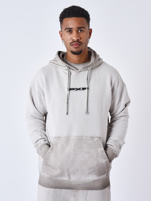 project x paris Sweat à Capuche délavé