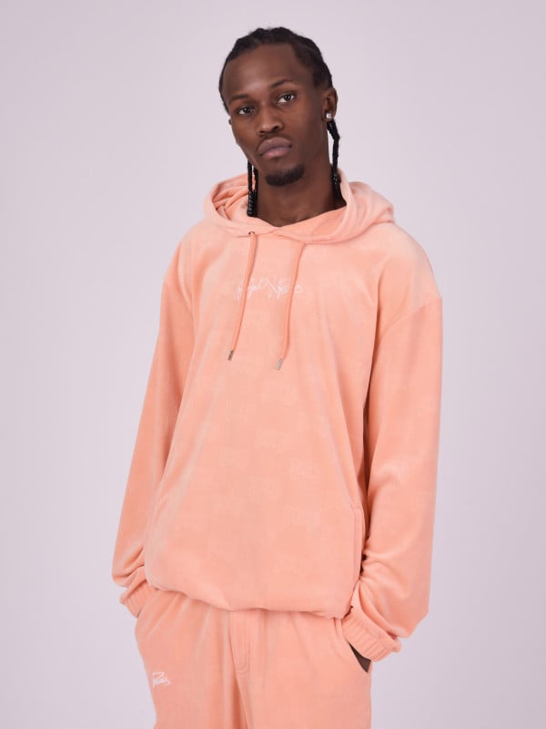 Project X Paris Sweat à Capuche En Velour Gaufré