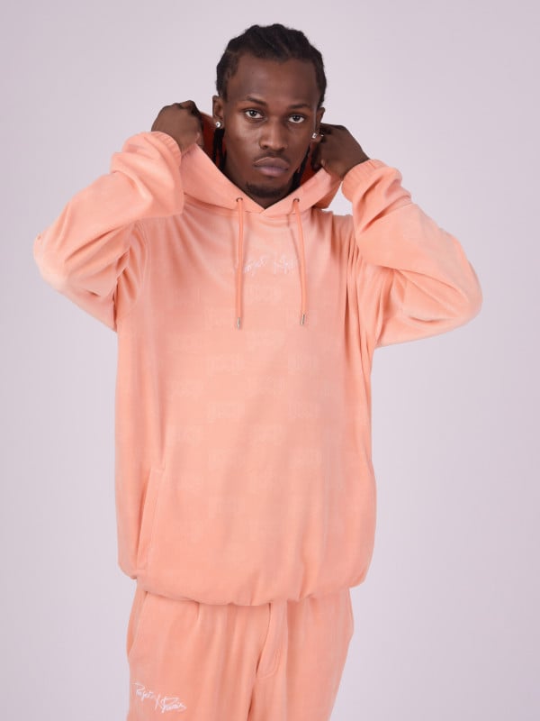 Project X Paris Sweat à Capuche En Velour Gaufré