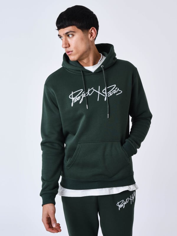 Project X Paris Sweat à Capuche Full Logo Broderie