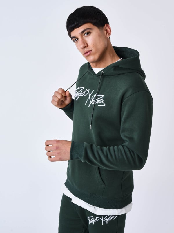 Project X Paris Sweat à Capuche Full Logo Broderie