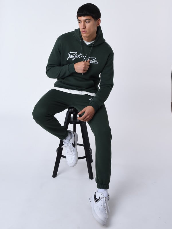 project x paris Sweat à Capuche full logo broderie