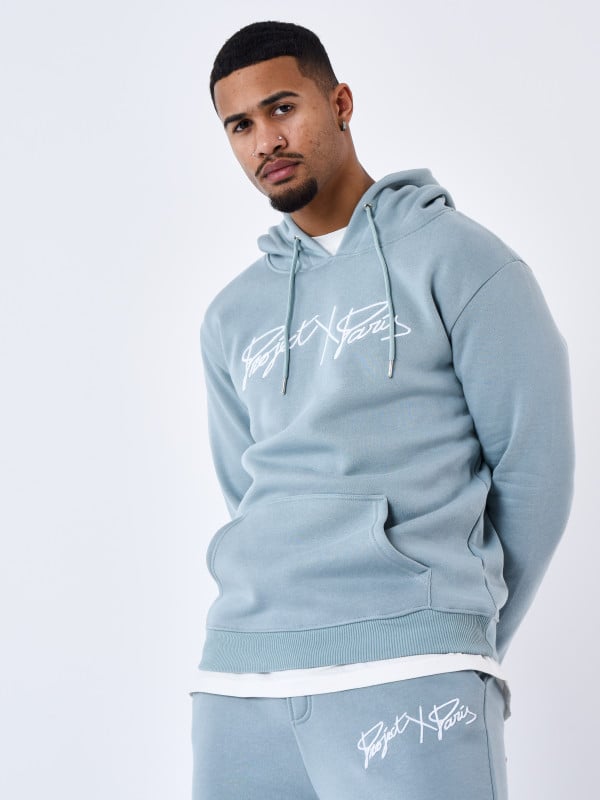 project x paris Sweat à Capuche full logo broderie