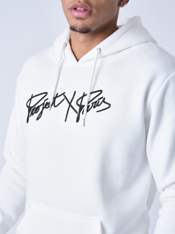 Project X Paris Sweat à Capuche Full Logo Broderie