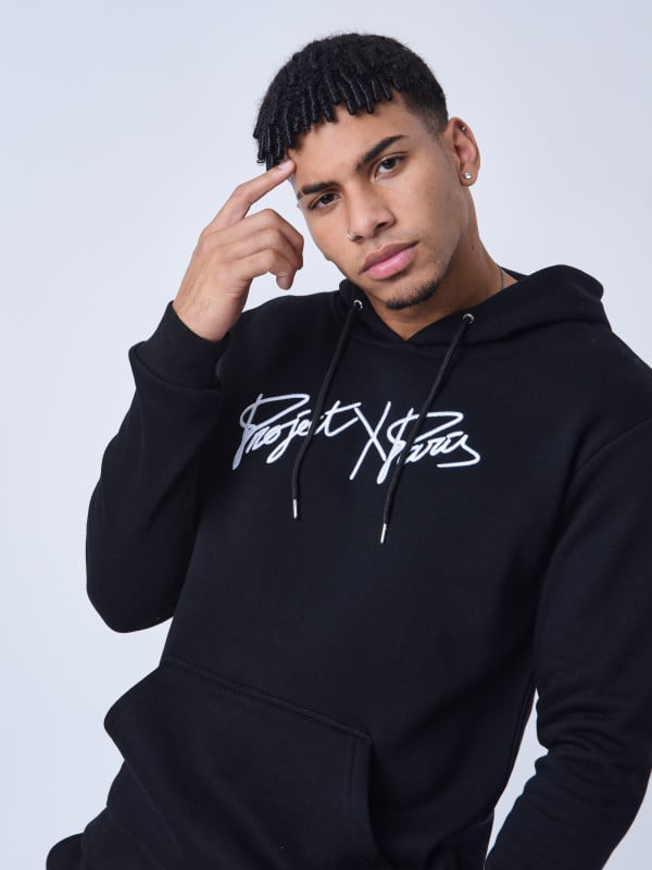 Project X Paris Sweat à Capuche Full Logo Broderie