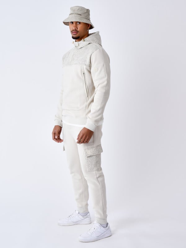 Project X Paris Sweat à Capuche Imprimé Monogramme