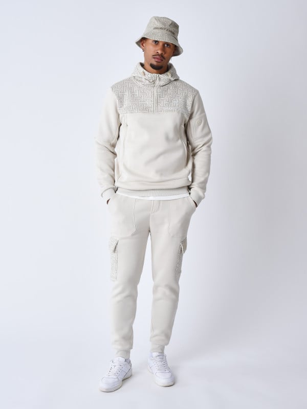 Project X Paris Sweat à Capuche Imprimé Monogramme