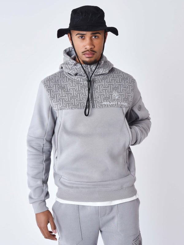 project x paris Sweat à Capuche imprimé monogramme