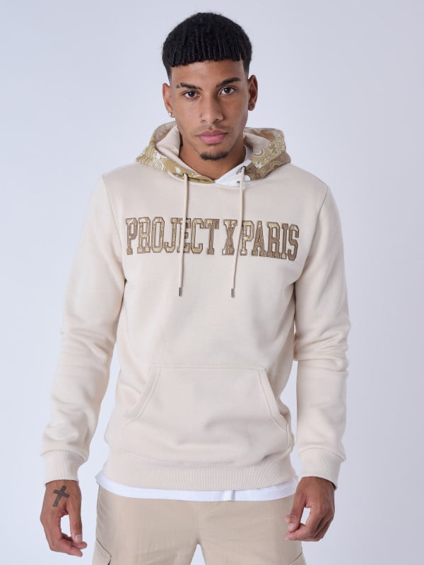 Project X Paris Sweat à Capuche Motif Bandana
