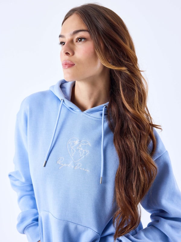 Project X Paris Sweat à Capuche Motif Coeurmonde