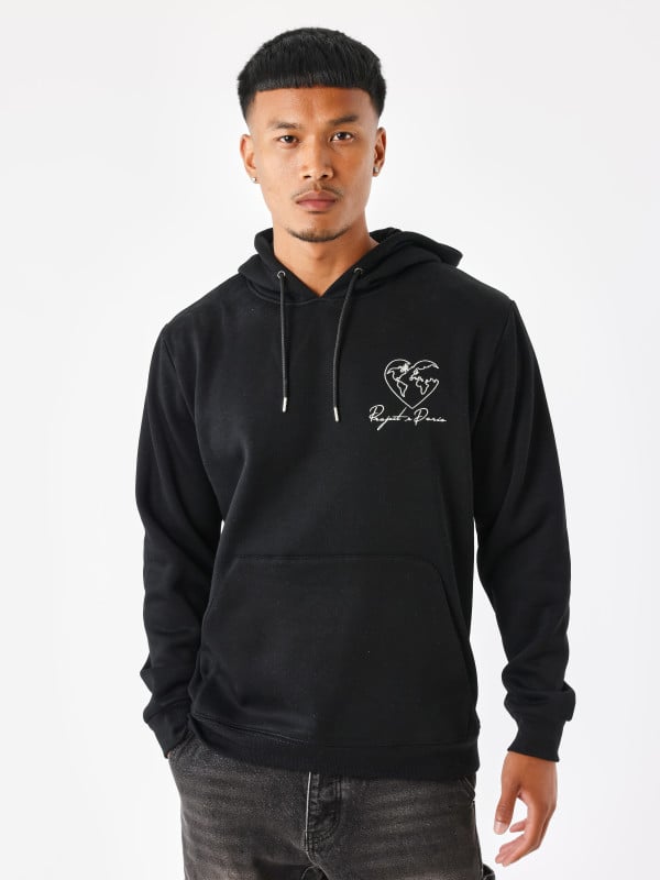 project x paris Sweat à Capuche motif coeurmonde