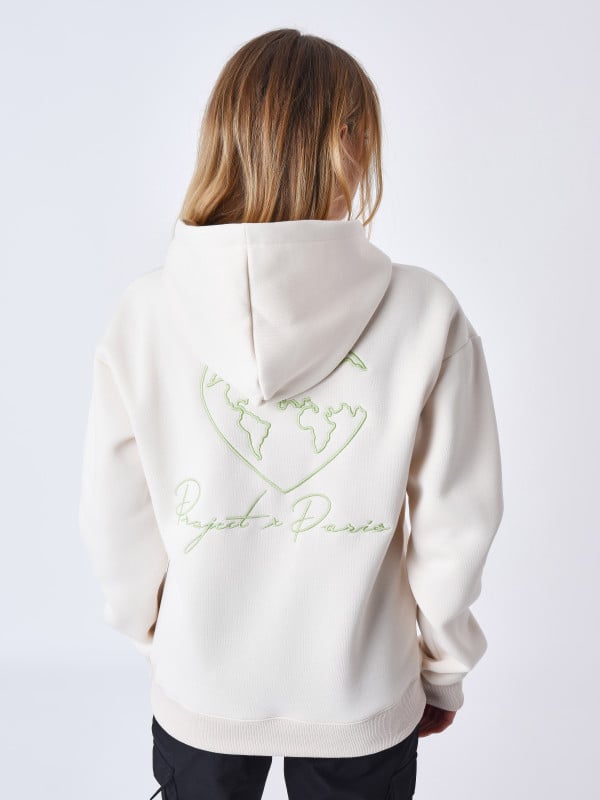 Project X Paris Sweat à Capuche Motif Coeurmonde
