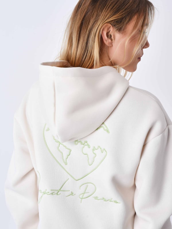Project X Paris Sweat à Capuche Motif Coeurmonde