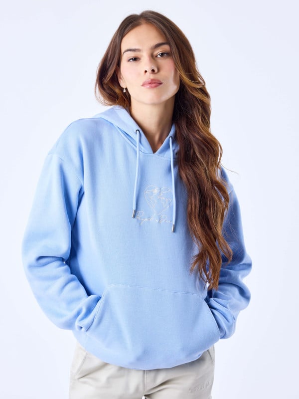 project x paris Sweat à Capuche motif coeurmonde