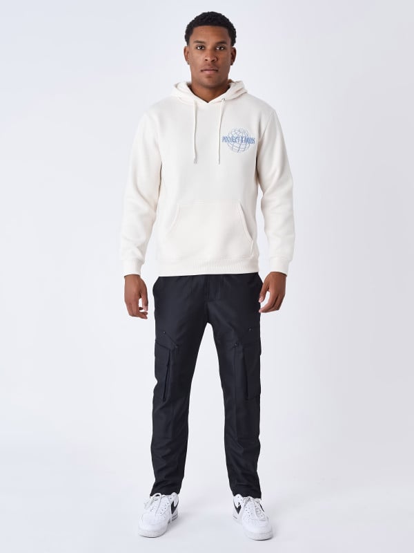 Project X Paris Sweat à Capuche Motif Mappemonde