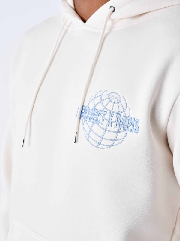Project X Paris Sweat à Capuche Motif Mappemonde