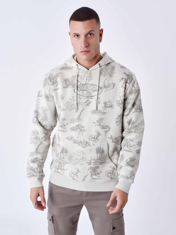 project x paris Sweat à Capuche motif mythologique