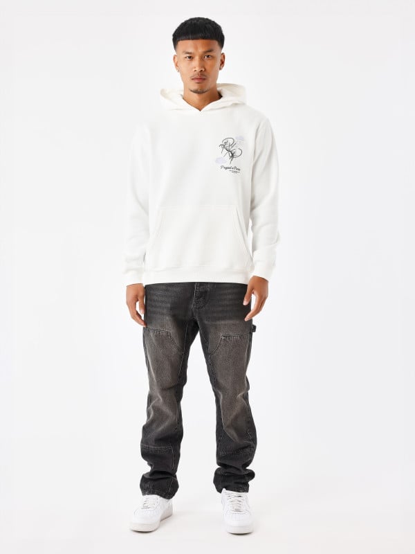 Project X Paris Sweat à Capuche Motif Pégase Nuage