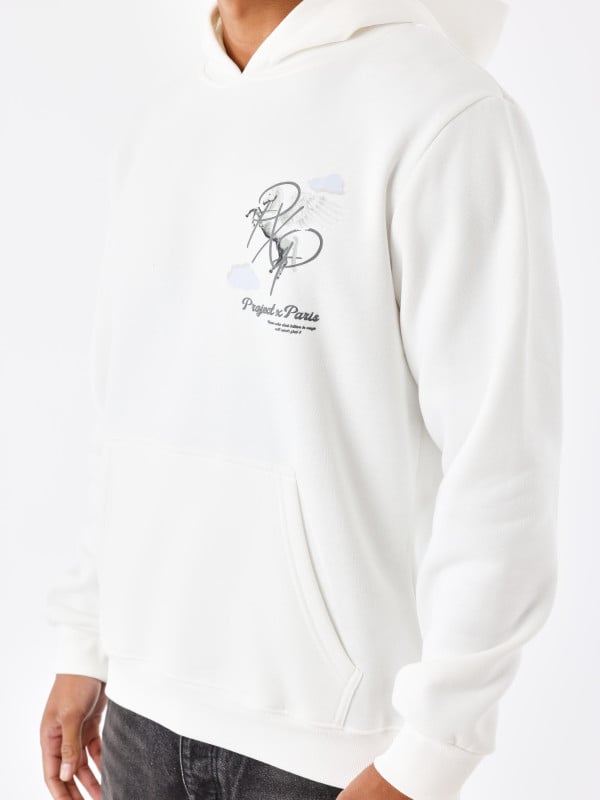 Project X Paris Sweat à Capuche Motif Pégase Nuage