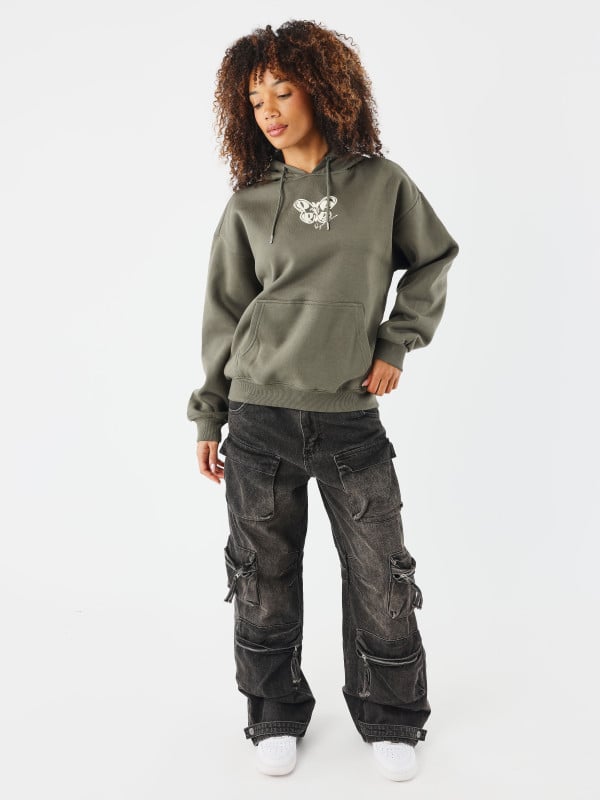 Project X Paris Sweat à Capuche Papillon