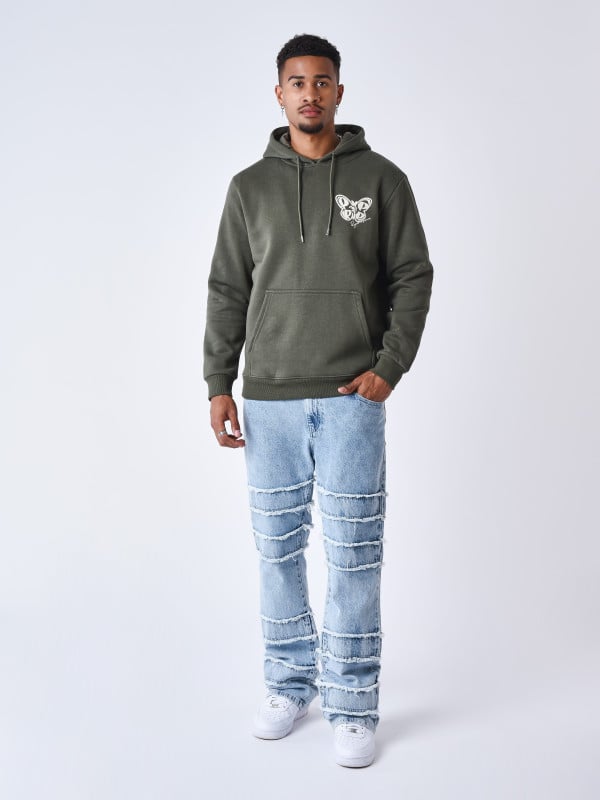 Project X Paris Sweat à Capuche Papillon