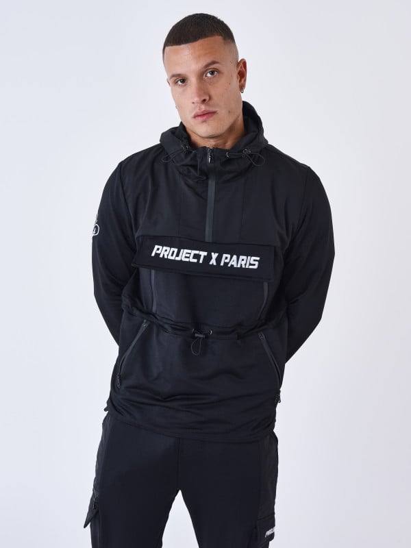 Project X Paris Sweat à Capuche Style Coupe Vent