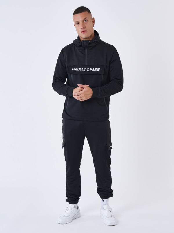 Project X Paris Sweat à Capuche Style Coupe Vent