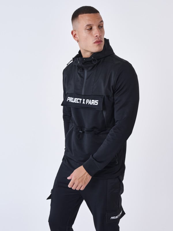 Project X Paris Sweat à Capuche Style Coupe Vent
