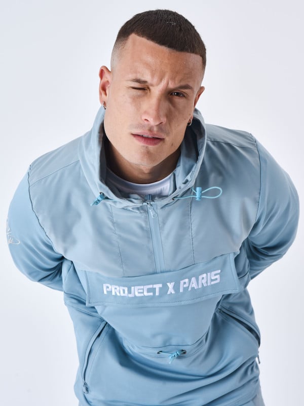 Project X Paris Sweat à Capuche Style Coupe Vent