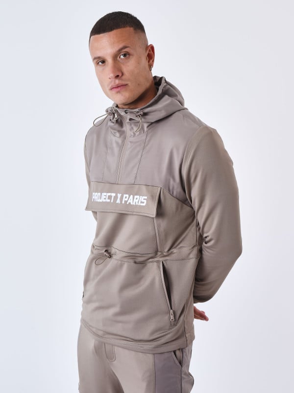 Project X Paris Sweat à Capuche Style Coupe Vent