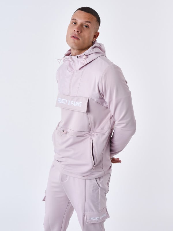 Project X Paris Sweat à Capuche Style Coupe Vent