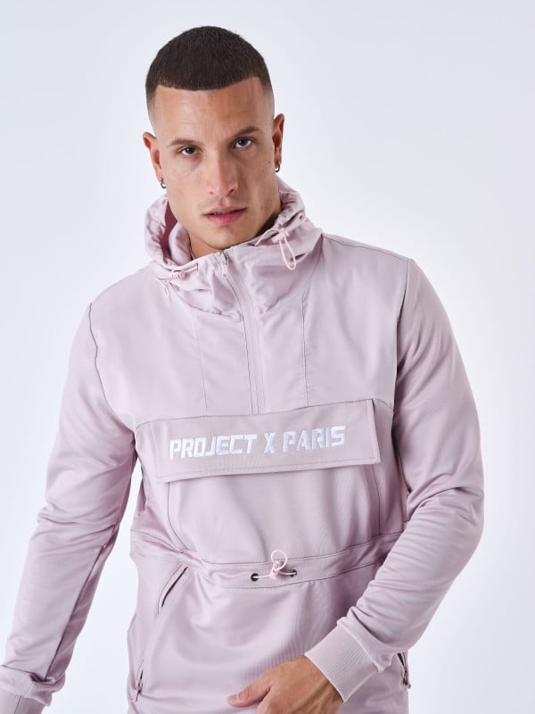 project x paris Sweat à Capuche style coupe vent