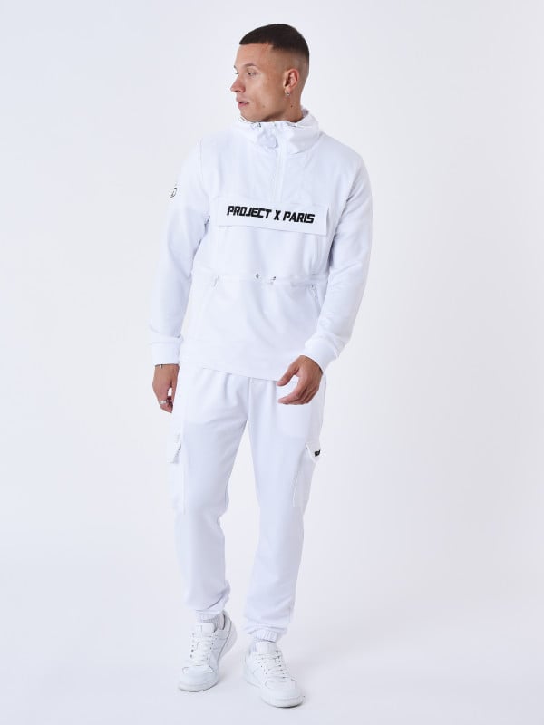 Project X Paris Sweat à Capuche Style Coupe Vent