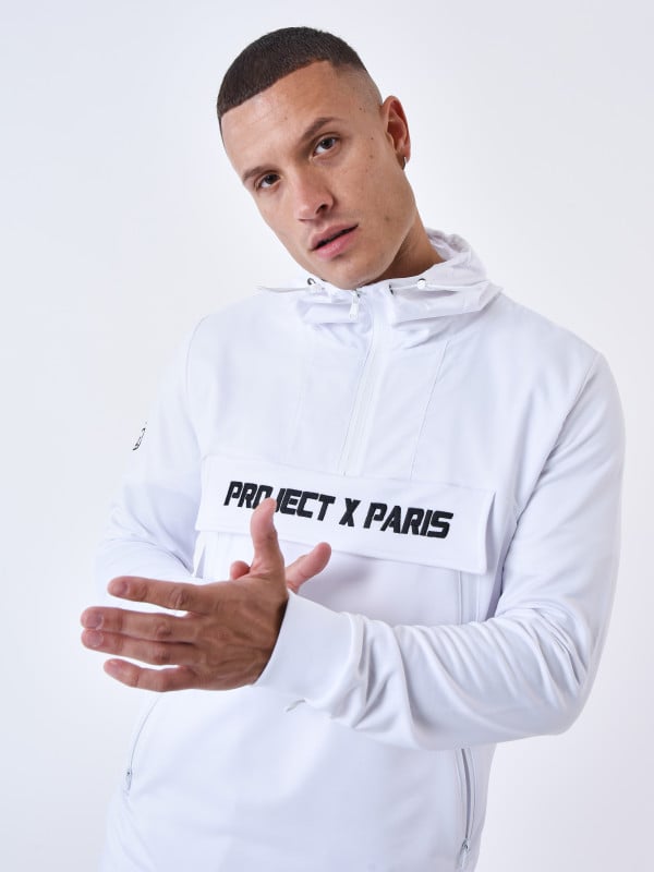 project x paris Sweat à Capuche style coupe vent