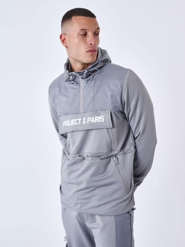 Project X Paris Sweat à Capuche Style Coupe Vent