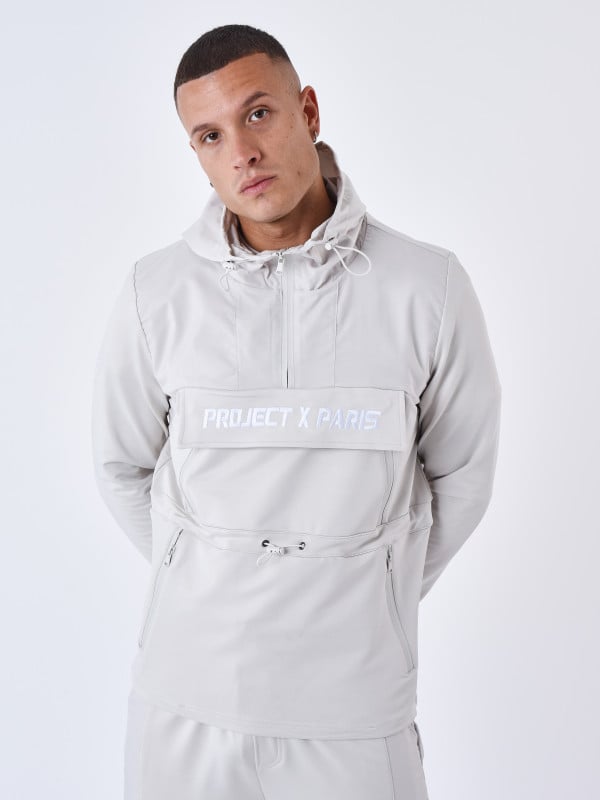 Project X Paris Sweat à Capuche Style Coupe Vent