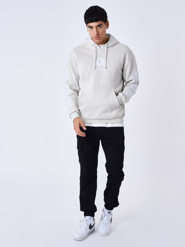 Project X Paris Sweat à Capuche Tournesol Brodé