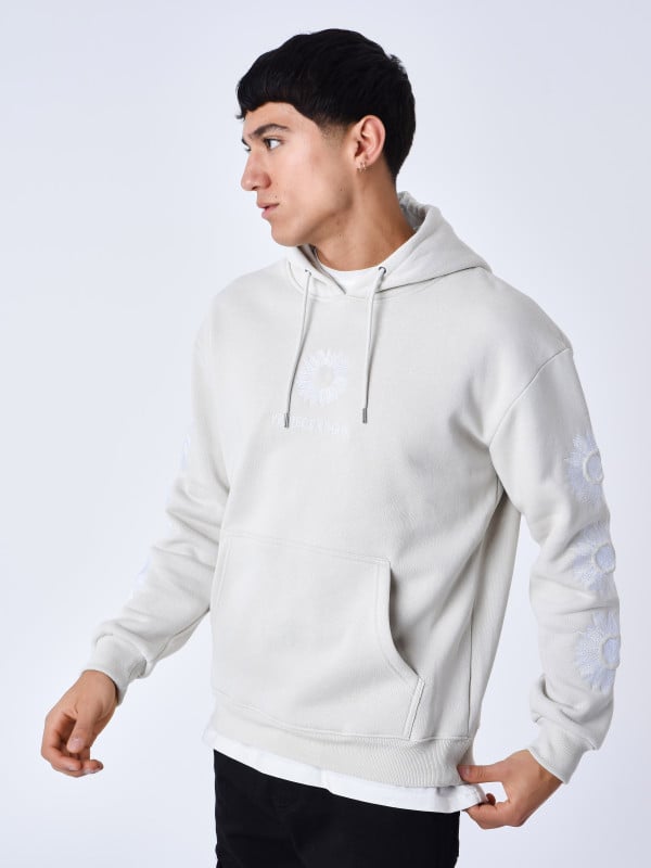 Project X Paris Sweat à Capuche Tournesol Brodé