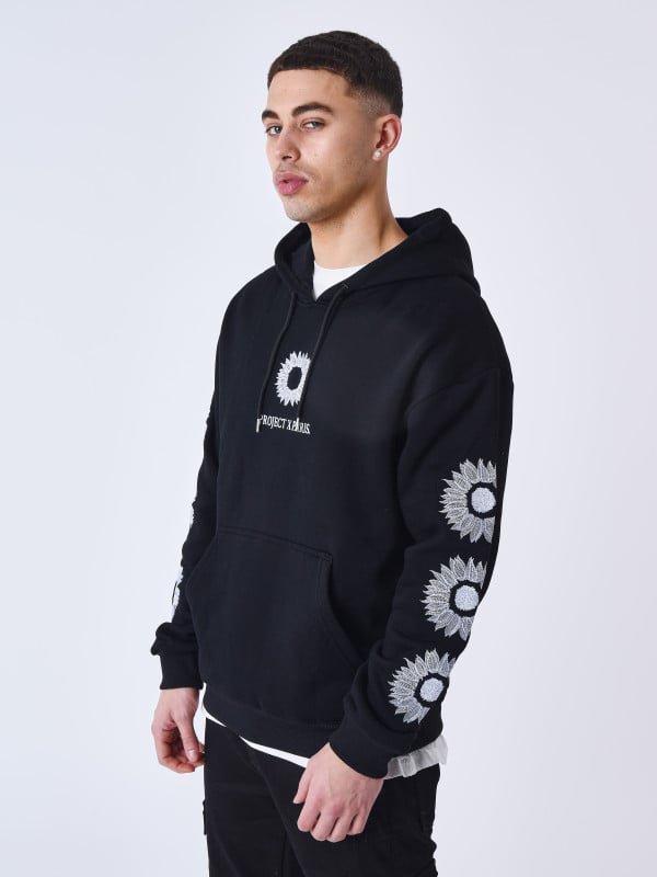 Project X Paris Sweat à Capuche Tournesol Brodé